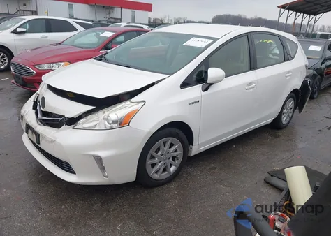 2012 Toyota Prius V Three z USA, uszkodzony, nr VIN JTDZN3EU9C3123384